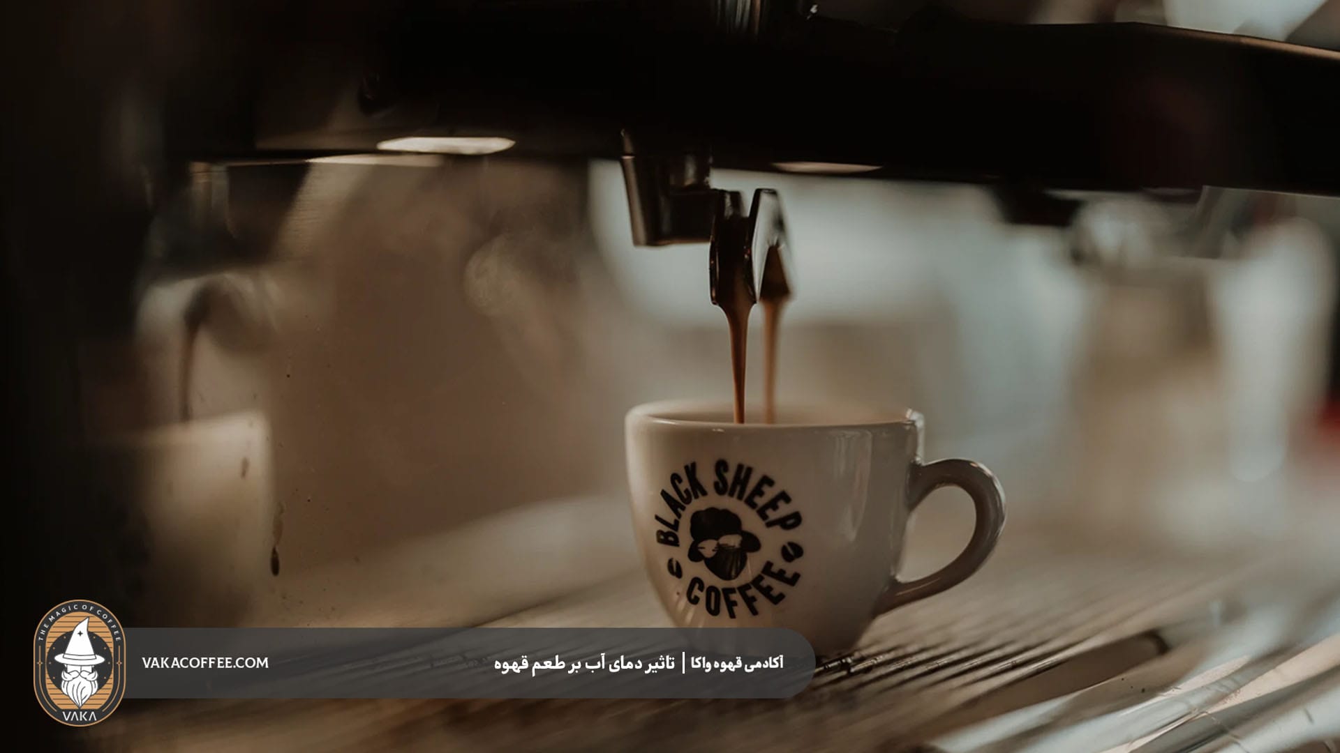 تاثیر دما آب بر طعم قهوه اسپرسو | قهوه واکا