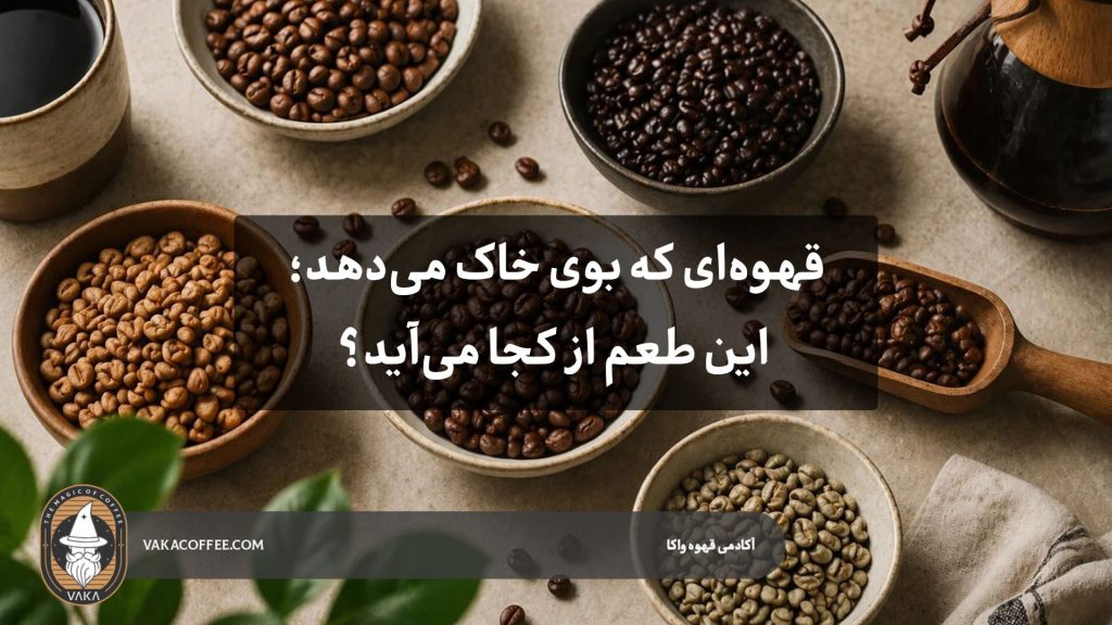 قهوه‌ای که بوی خاک می‌دهد | قهوه واکا